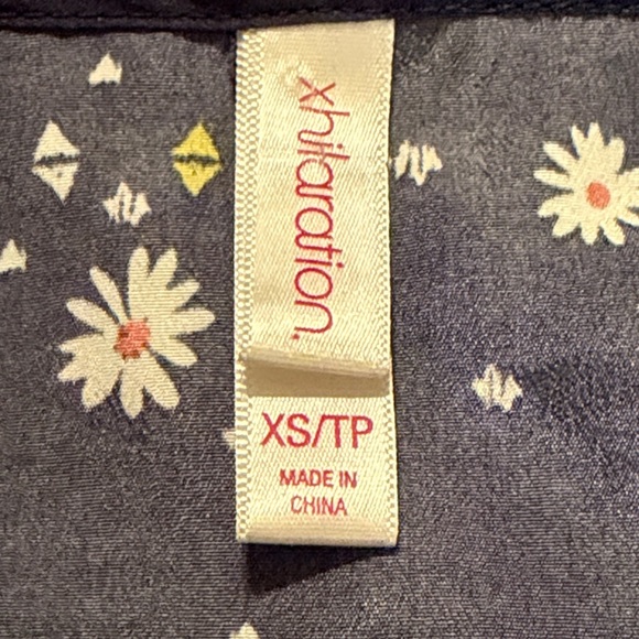 Xhilaration Navy Blue Floral Mini Dress - Picture 2 of 7